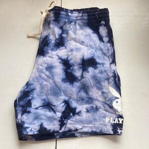 Playboy Pacsun Blue Tie Die Shorts